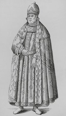 Doge of Venice in ceremonial costume, 16th century, (1878).  Creator: Unknown.