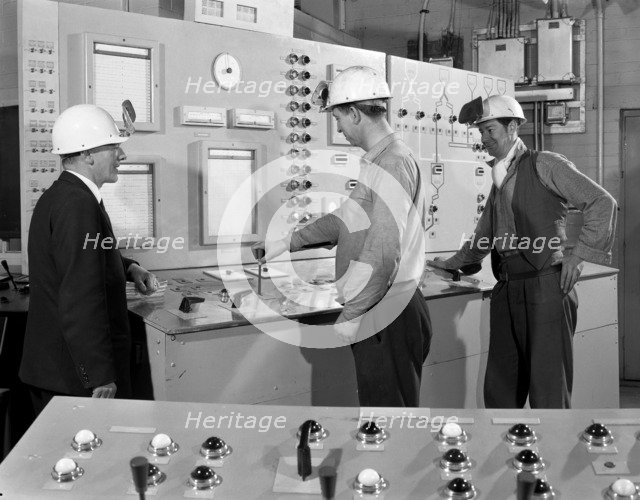Training in a steelworks, Rotherham, South Yorkshire, 1964. Artist: Michael Walters