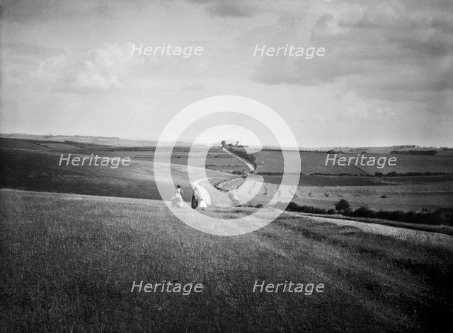 Windmill Hill, West Ilsley Downs, Berkshire, 1890s. Artist: Henry Taunt.