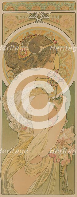 La primevère, 1899. Creator: Mucha, Alfons Marie (1860-1939).