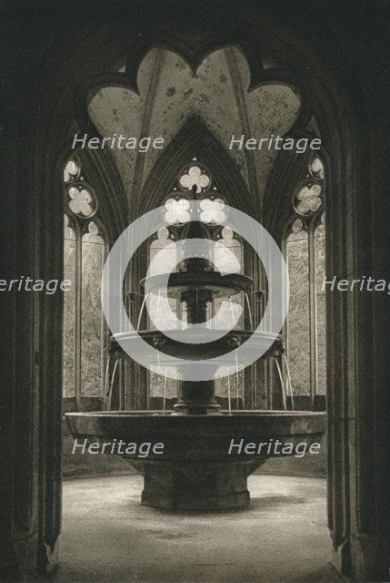 'Kloster Maulbronn - Maulbronn Abbey, Well in the Cloister', 1931. Artist: Kurt Hielscher.