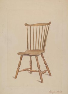 Windsor Chair, c. 1936. Creator: Eugene Croe.