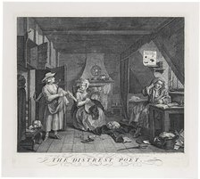 The distressed Poet, 1741. Creator: Hogarth; William (1697-1764).