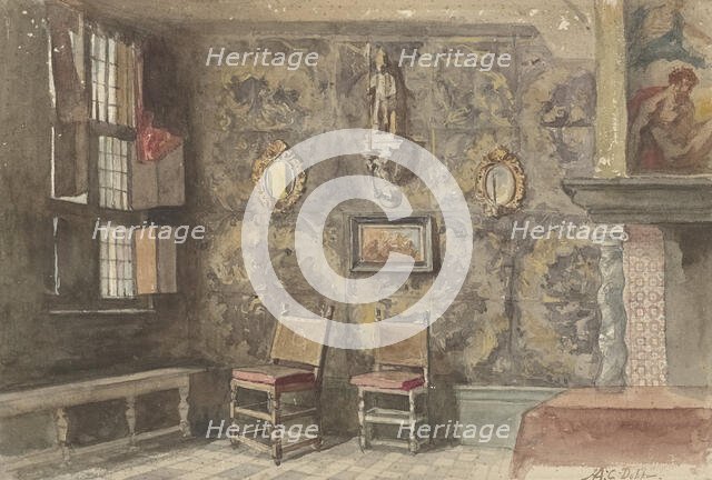 Interior of the old Brouwershuis in Antwerp, 1846-1905. Creator: Hendrik Adriaan Christiaan Dekker.