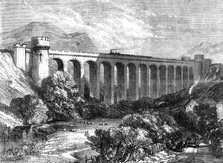 The Knucklass Viaduct, Central Wales Railway, 1865. Creator: Unknown.