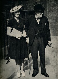 'Mary Churchill and Her Father', c1945. Creator: Unknown.