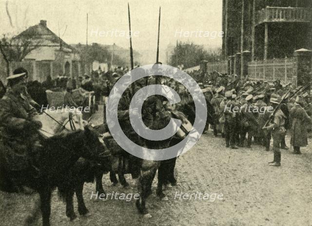 Cossack soldiers, First World War, 1914, (c1920). Creator: Unknown.