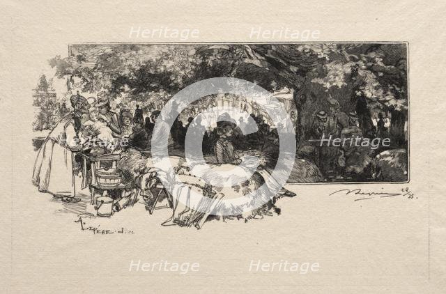 Cantine de la Mere Pichard, 1888. Creator: Auguste Louis Lepère (French, 1849-1918).