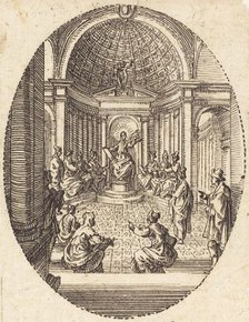Christ among the Doctors, c. 1631. Creator: Jacques Callot.