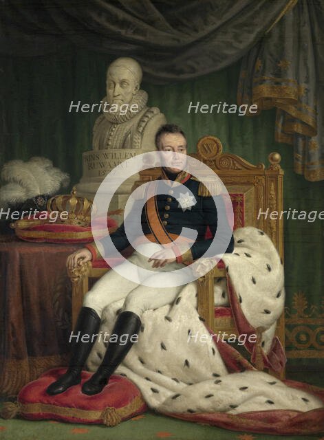 King Willem I, 1815-1830. Creator: Mathieu Van Brée.
