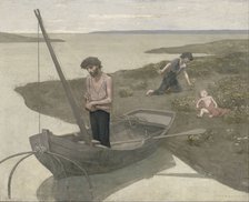 The Poor Fisherman, 1881. Artist: Puvis de Chavannes, Pierre Cécil (1824-1898)