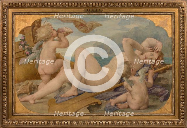 Cybele and Amphitrite, 1859. Creator: Baudry, Paul Jacques Aimé (1828-1886).