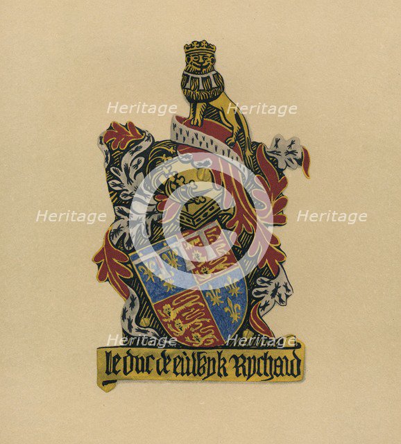 'Plate LXXXIII - Sir Richard Plantagenet, Duke of York, K.G. 1475-1483', 1872. Artist: Unknown.