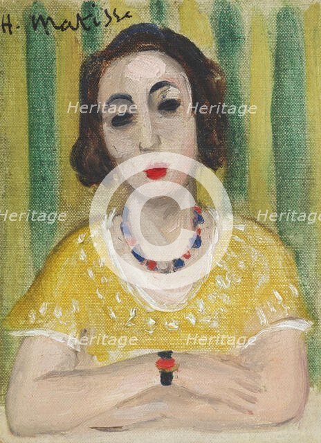 Henriette, robe jaune, 1923. Creator: Matisse, Henri (1869-1954).