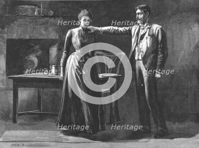 Scene from "Tess of the D'Urbervilles", by Thomas Hardy, 1891. Creator: Unknown.