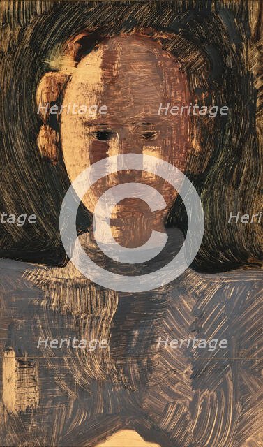 Grey figure with a light hand, 1936. Creator: Schlemmer, Oskar (1888-1943).