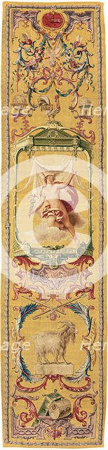 The Month of June/The Sign of Cancer, from The Grotesque Months, Paris, c. 1726. Creator: Gobelins Manufactory.