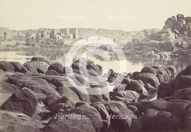 The Approach to Philae, 1857. Creator: Francis Frith.