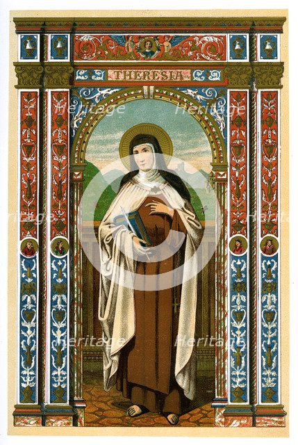 St Theresa of Avila, 1886. Artist: Unknown