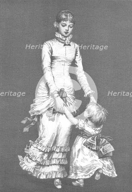 First Steps, 1880. Creator: Unknown.