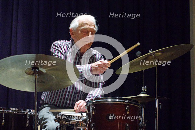 Tony Kinsey, Watermill Jazz Club, Dorking, Surrey, 2015. Artist: Brian O'Connor.