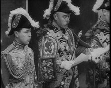 Herald Announcing the Death of George V, His Majesty The King, 1936. Creator: British Pathe Ltd.