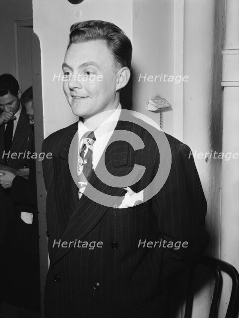 Portrait of Freddie Ohms, New York, N.Y.(?), ca. Mar. 1947. Creator: William Paul Gottlieb.