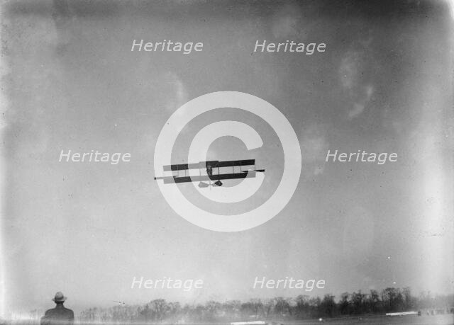 Curtiss Airplane - Tests of Curtiss Plane For Army, General Views, 1912. Creator: Harris & Ewing.