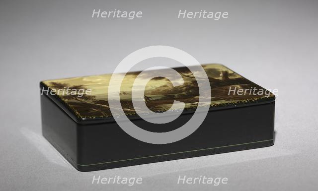 Snuff Box, 1800s. Creator: Lukutin Factory (Russian).