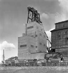 The heapstead at Kadeby Colliery, near Doncaster, South Yorkshire, 1956. Artist: Michael Walters