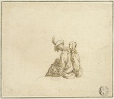 Two Gypsy Women with Child, n.d. Creator: Stefano della Bella.