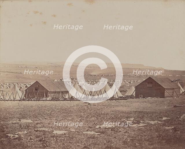 Camp of the 17th Regiment, 1855-1856. Creator: James Robertson.