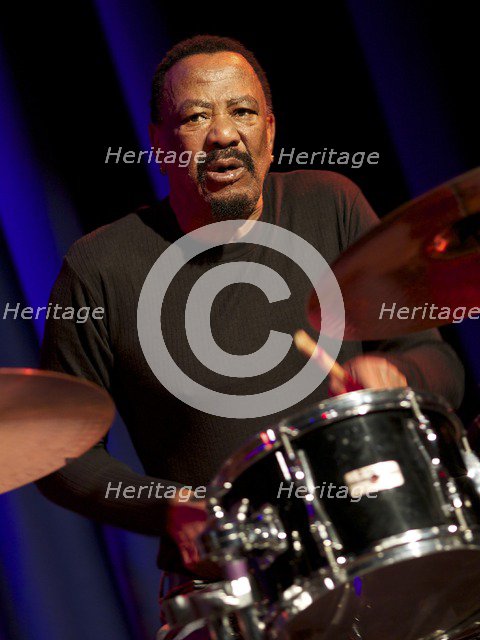 Louis Maholo, 2013. Artist: Alan John Ainsworth.