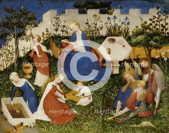 The Little Garden of Paradise, c1410-1420. Creator: Upper Rhenish Master.