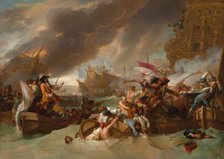 The Battle of La Hogue, 1778. Creator: Benjamin West.