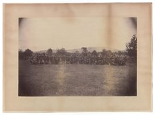 Photograph of members of the 55th Massachusetts Infantry, 1863-1865. Creator: Unknown.