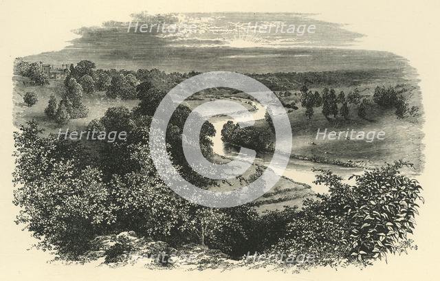 'The Wye, from Goodrich Castle', c1890.  Creator: Unknown.