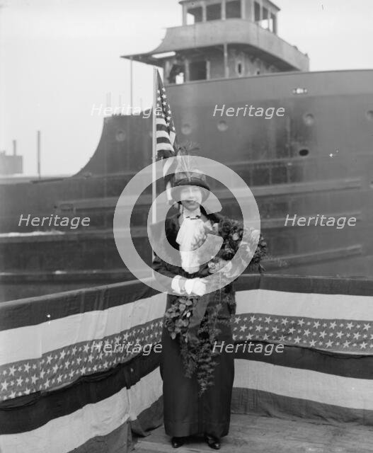 Str. F.P. Jones, sponsor, 1913 Mar 8. Creator: Unknown.