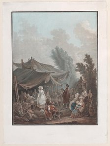 La Noce de Village, 1788-94. Creator: Charles-Melchior Descourtis.