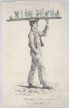 Merchant of Plaster Figures, ca. 1822. Creator: Carle Vernet.