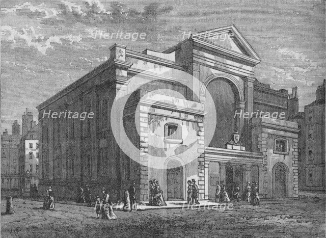 Curzon Chapel, Mayfair, Westminster, London, c1875 (1878). Artist: Unknown.