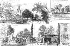 The Barking and Pitsea Extension Railway: views on the line, 1883. Creator: Unknown.