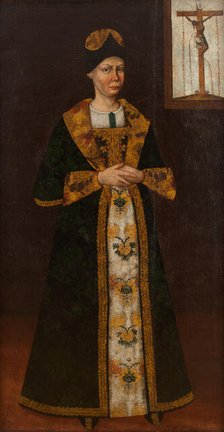 Portrait of an Unknown Ruthenian Lady, 1st half of 18th century. Creator: Unknown.