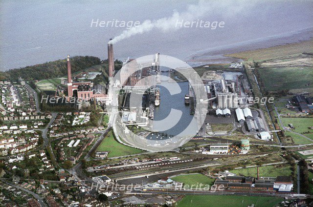 Portishead Dock, North Somerset, 1970. Artist: Jim Hancock.