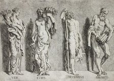 The Four Seasons, between 1515 and 1573. Creators: Battista del Moro, Giulio Romano.