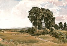 'Landscape, near Wareham, Dorset - an Outdoor Sketch', (c1900). Creator: Unknown.
