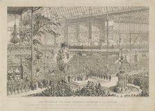 Opening of the Great Industrial Exhibition of all nations, by her most gracious majesty..., 1851. Creator: Cruikshank, George (1792-1878).