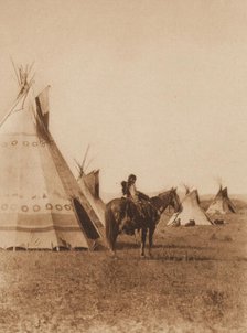 A Chief's Son, Assiniboin, 1926. Creator: Edward Sheriff Curtis.