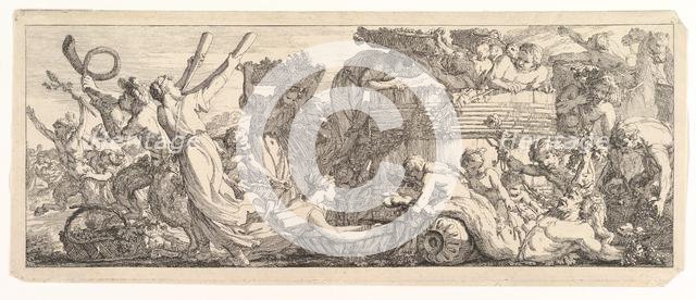 The Arrival of the Wine Vat, ca.1755. Creator: Joseph-Marie Vien the Elder.