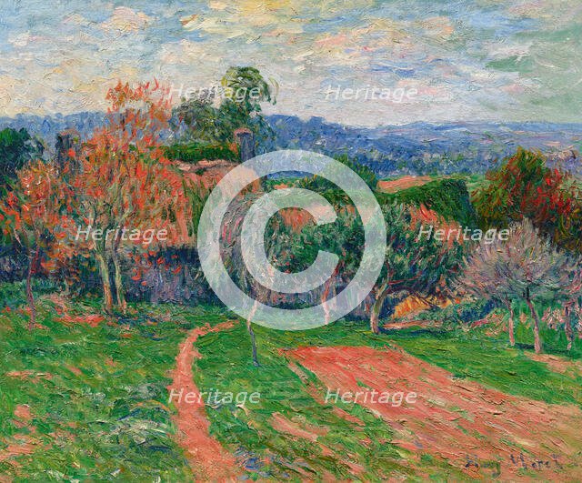 A farm near Pont-Aven, 1902. Creator: Moret, Henry (1856-1913).